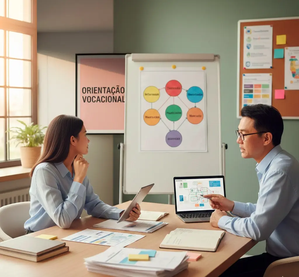 Orientação vocacional para jovens e transição de carreira
